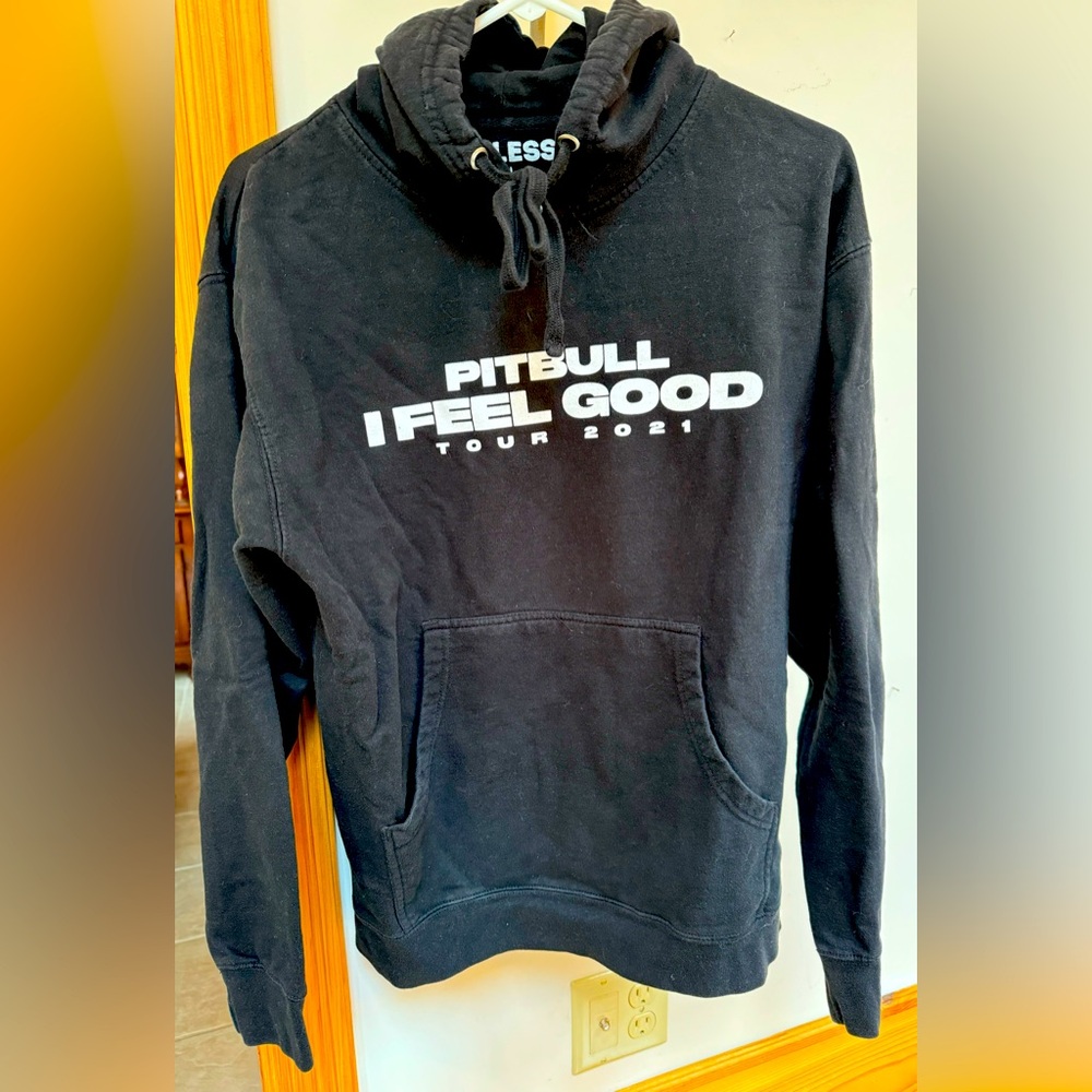 Pitbull concert hoodie - unisex